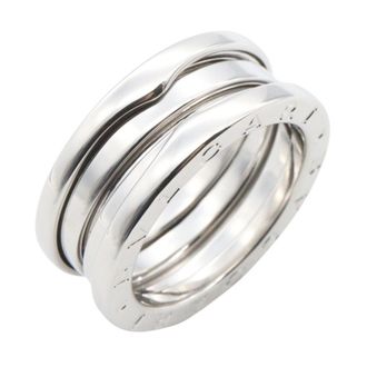 Bulgari Silver White Gold (18K) Band Ring (Pre-Owned)