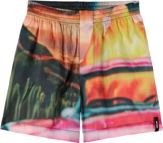 Sunnei Bermuda con stampa astratta - Rosa