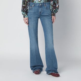 Gucci Blue flared jeans