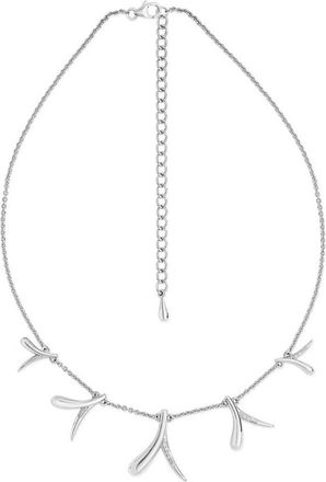 Lucy Quartermaine Sycamore Station Necklace in Sterling Silver at Nordstrom, Size 20