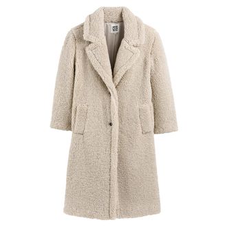La Redoute Collections Lange jas in sherpa
