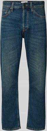 Jack & Jones Jack & Jones Relaxed Fit Jeans im Used-Look Modell CHRIS in Dunkelblau, Gr&ouml;&szlig;e 27/30