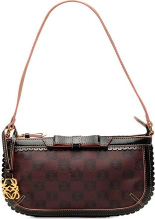 Loewe Pre-owned Loewe Anagram PVC Coated Canvas Shoulder Bag Ladies 2LPMU9ZFTB5M4I8R