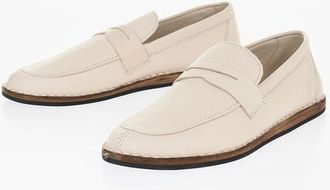 The Row Hammered Leather CARY Penny Loafers size 41