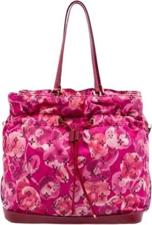 Louis Vuitton Pre-owned Bucket Bags, female, Pink, Size: ONE SIZE Pre-owned Ikat Noefull