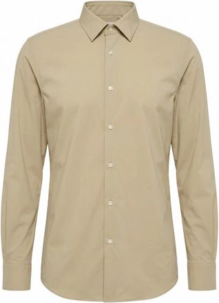 HUGO BOSS Camisa P-Hank Slim-Fit - Shirts - Hombre - Verde - 4XL