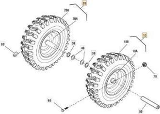STIGA Sports Neum&aacute;tico 4.80x8 Flake/power Original Stiga - 1812-2394-01
