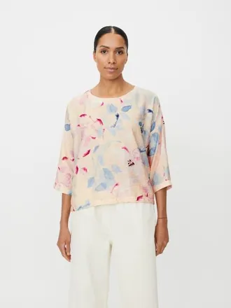 Masai MaBecca Floral Print Blouse in Primrose at Nordstrom, Size Xx-Large