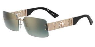 Moschino MOS169/S 5F6/EZ Womens Sunglasses Gold Size 61