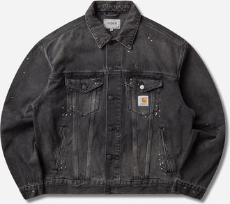 Carhartt Work in Progress Men s Helston Jacket Black (Destroy Wash)