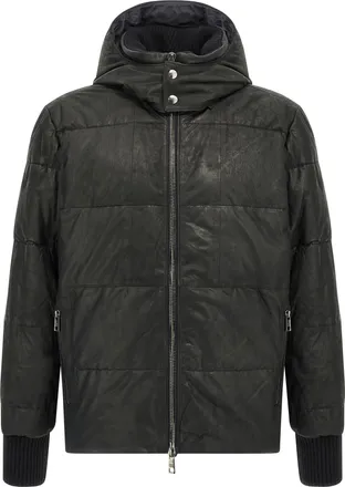 Giorgio Brato Removable Hood Down Jacket