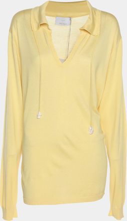 Marina Rinaldi Voyage By Marina Rinaldi Yellow Knit T-Shirt