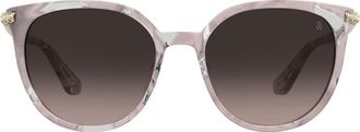 Stuart Weitzman 55mm Gradient Square Sunglasses in Havana Grey/Brown Sf at Nordstrom