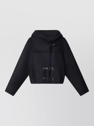 Isabel Marant trixie cropped hooded coat long sleeves