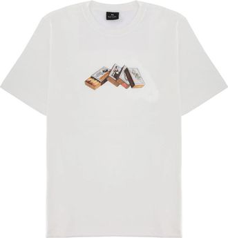 Paul Smith Matchboxes T-shirt - Heren - T-shirts - Wit - M - Tops