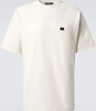 Dolce & Gabbana T-shirt in piqué di cotone