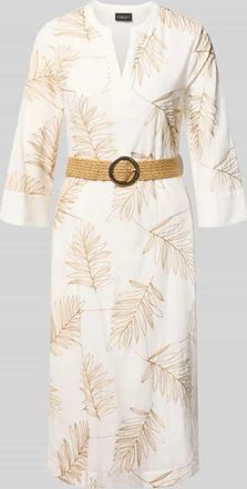 s.Oliver Black Label Tailliertes Freizeitkleid aus Baumwoll-MIx in Weiss, Gr&ouml;&szlig;e 40