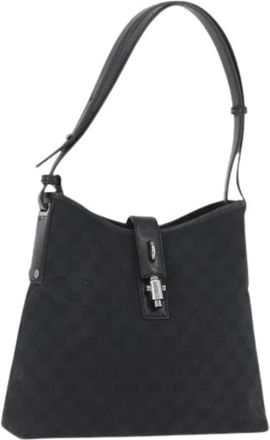 Gucci Pre-owned Shoulder Bags, female, Black, Size: ONE SIZE Pre-owned Vintage Shoulder Bag