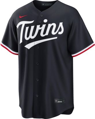 Nike Minnesota Twins Nike Mens MLB Replica Jersey in Blue | RP260IQFTIS-PV6