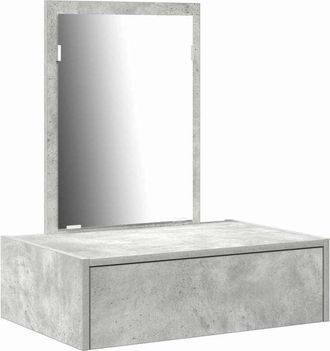 vidaXL Vidaxl - Dressing Table with Drawer Grey 60 x 40 x 70 cm Engineered wood