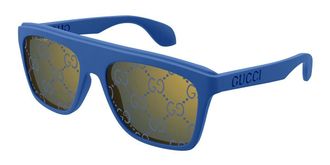 Gucci GG1570S 004 Mens Sunglasses Blue Size 57