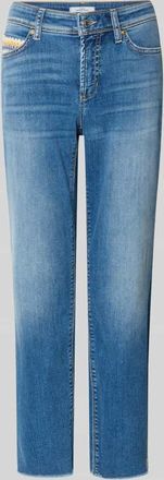Cambio Cambio Slim Fit Jeans aus Baumwoll-Mix in verk&uuml;rzter Passform in Jeansblau, Gr&ouml;&szlig;e 32