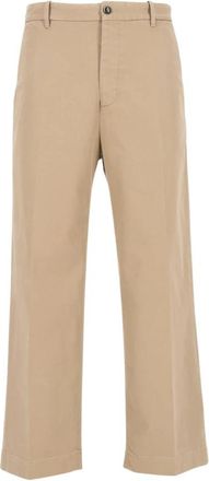 Nine In The Morning Apollon Baggy Broeken - Heren - Chinos - Beige - S - Katoen - Broeken