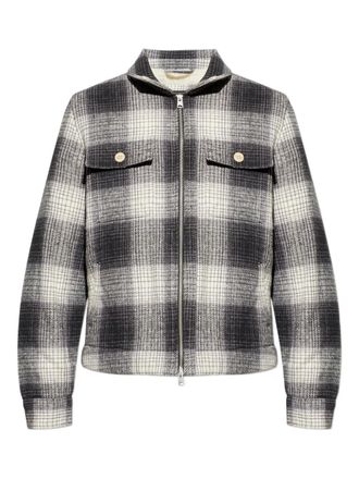 AllSaints Matheson check-patterned jacket - Black