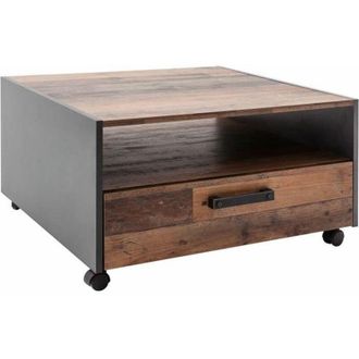 Trendteam Tavolino da Caff&egrave; Trendteam Grigio 70 x 70 x 40 cm