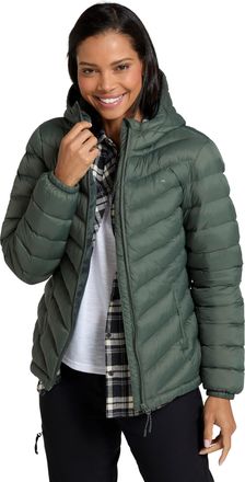 Mountain Warehouse Seasons Womens Padded Jacket - Water Resistant Coat, Puffer Jacket, Front Pockets, Adjustable Elastic Cuffs & Hood - For Autumn, Winter, Outdoors Ligh