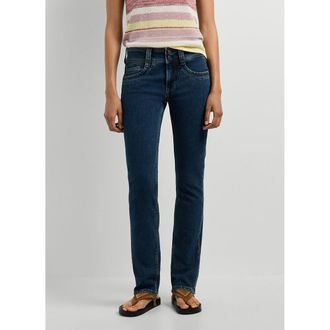 Pepe Jeans London Slim jeans in standaardmaat met dubbele knopen Genna