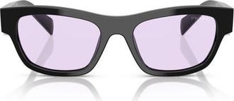 Prada 54mm Butterfly Sunglasses in Violet at Nordstrom