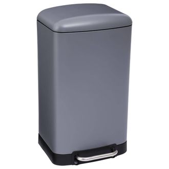 5five Simply Smart 5five Simply Smart - Papelera / Cubo De Basura / Contenedor De Residuos Con Pedal Antracita 30l Ariane - Antracita