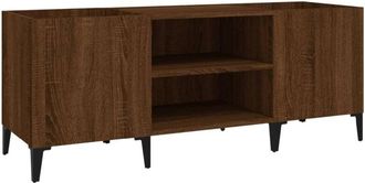 vidaXL Vidaxl - Record Cabinet Brown Oak 121x38x48 cm Engineered Wood