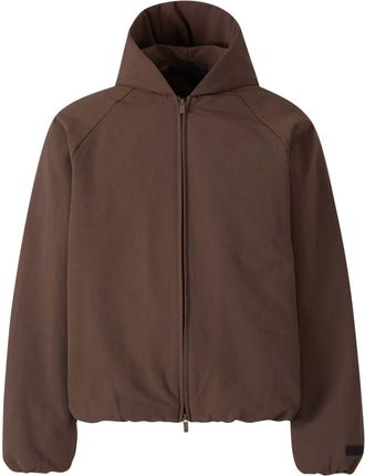 Fear of God Bomber con cappuccio - Marrone