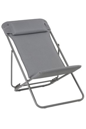 Lafuma Mobilier Tumbona Maxi Transat + Bec Lafuma Lfm5175 Plata