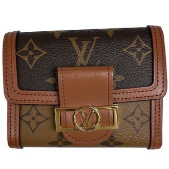 Louis Vuitton Brown Monogram Monogram Monogram Reverse Wallet (Tri-Fold) (Pre-Owned)