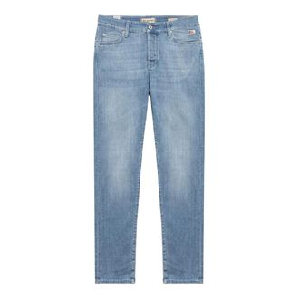 Roy Rogers Slim-fit Jeans, male, Blue, Size: W34 Slim-fit Jeans