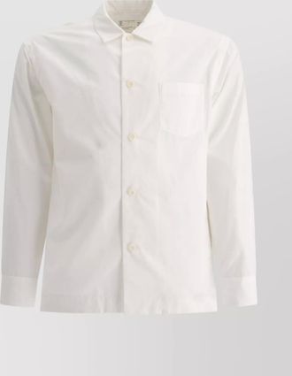 sacai pleated back shirt with chest pocket