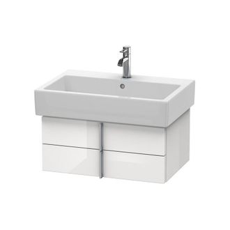 Duravit Mueble De Pared 6205 Duravit Vero, Con 2 Cajones, 650mm, Color (frente/cuerpo): Roble Oscuro Cepillado Chapa De Madera Aut&eacute;ntica - Ve620507272