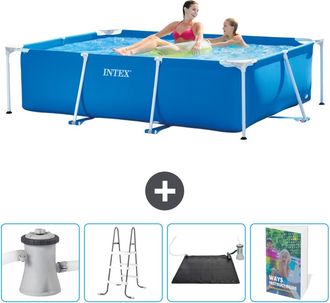 Intex Piscina Con Estructura Rectangular - 220x150x60 Cm - 7-piezas Scb128
