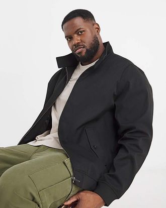 Jacamo Black Harrington Jacket