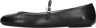 Gianvito Rossi Carla Ballet Flat - female - Gianvito Rossi - Ballerina Shoes - Black - 8 UK - Shoes