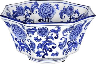 A & B Home Decorative Porcelain Bowl in Blue at Nordstrom Rack