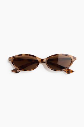 H&M Ovale Sonnenbrille - Beige