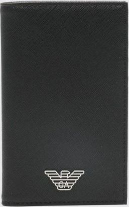 Emporio Armani Portacarte di credito Emporio Armani in pelle sintetica saffiano