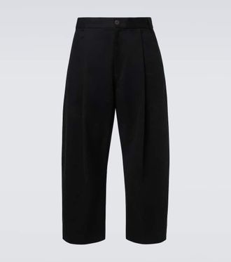 STUDIO NICHOLSON Sorte cotton twill barrel-leg pants