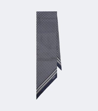 Saint Laurent Silk jacquard scarf