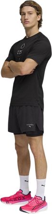 Puma Hyrox DryElite-trainings-T-shirt voor heren (Zwart)