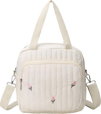 Generic Women Cotton Small Diaper Bag Tote Maternity Bag for Mom Travel Outdoor (Tulip) (style2)